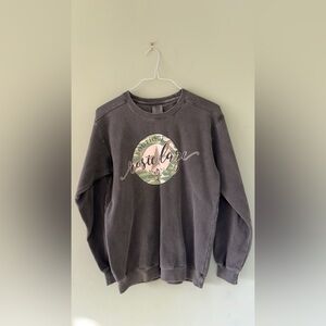 Comfort Colors Charcoal Crew Neck Sweater